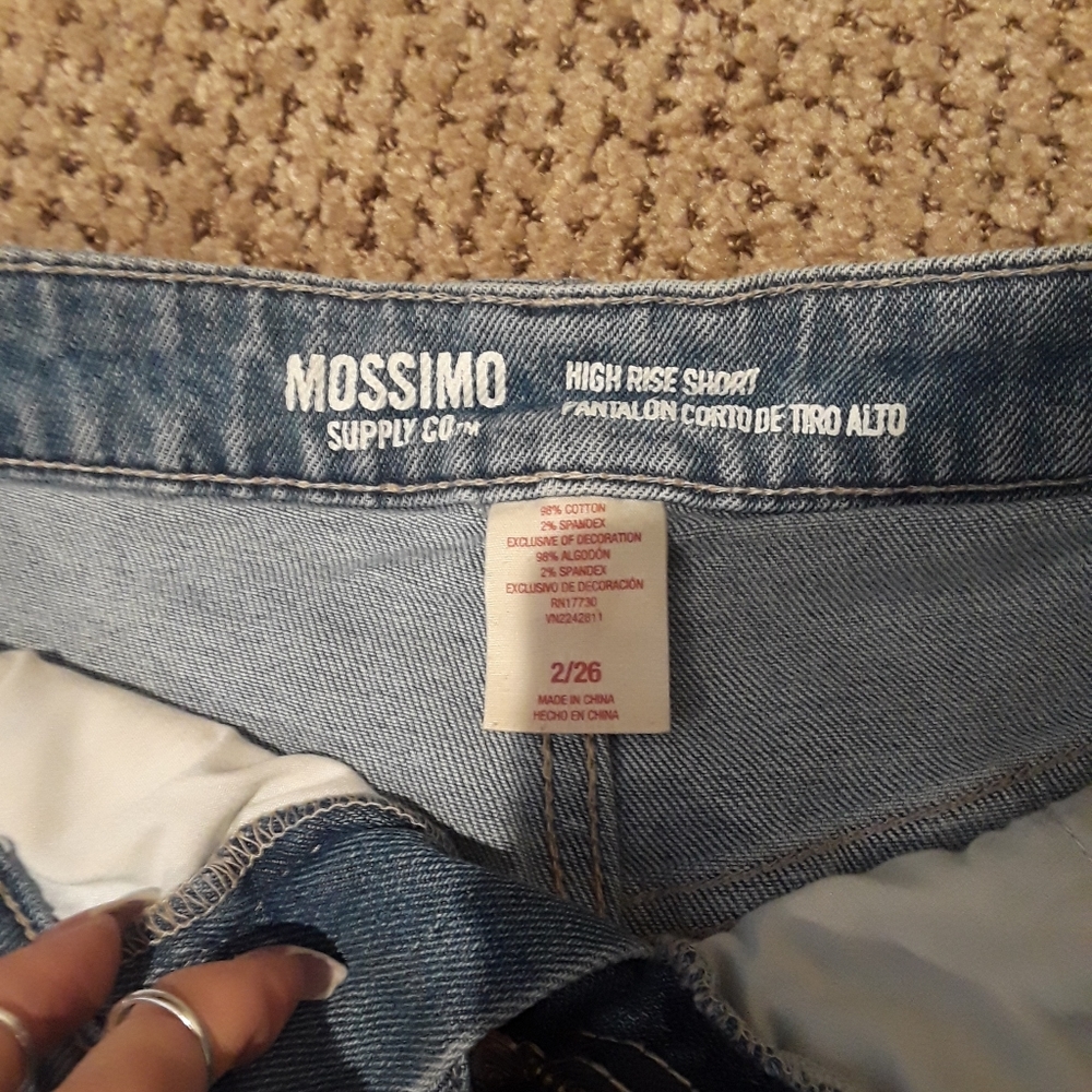 Mossimo patterned jean shorts - Picture 2 of 5